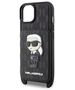 Karl Lagerfeld case for iPhone 14 6,1&quot; KLHCP14SCSAKHPKK black hardcase Crossbody Saffiano Mono Ikonik NFT 3666339123185