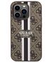 Guess case for iPhone 14 Pro Max 6,7&quot; GUHMP14XP4RPSW brown harcase Magsafe 4G Printed Stripes 3666339119805