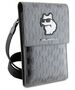 Karl Lagerfeld bag KLWBSAKHPCG silver Saffiano Mono Choupette 3666339170639