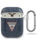 Guess case for AirPods GUACA2TPUJULDB navy blue Jeans Collection 3700740485651