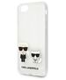 Karl Lagerfeld case for iPhone 7 / 8 / SE 2020 KLHCI8CKTR transparent hard case Karl & Choupette 3700740494165