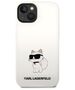 Karl Lagerfeld case for iPhone 14 Plus 6,7&quot; KLHCP14MSNCHBCH white HC Silicone NFT Choupette 3666339086770