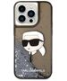 Karl Lagerfeld case for iPhone 14 Pro Max 6,7&quot; KLHCP14XLNKHCK black hardcase Glitter Karl Head 3666339086831