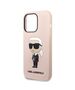 Karl Lagerfeld case for iPhone 14 Pro Max 6,7&quot; KLHMP14XSNIKBCP pink hardcase Silicone Ikonik Magsafe 3666339087678