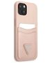 Guess case for IPhone 13 6,1&quot; GUHCP13MPSATPP hard case pink Saffiano Double Card Triangle 3666339048136