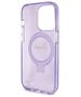 Guess case for iPhone 15 Pro Max 6,7&quot; GUHMP15XHRSGSU purple HC RING STAND MAGSAFE SCRIPT LOGO GLITTER 3666339156770