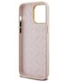 Guess case for iPhone 15 Pro Max 6,7&quot; GUHCP15XSMBSLP pink HC SILICONE SCRIPT METAL LOGO & FRAME 3666339149215