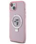 Guess case for iPhone 15 Plus 6,7&quot; KLHMP15MHMRSKCP pink C MAGSAFE RINGSTAND KC 3666339169008