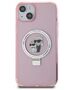 Guess case for iPhone 15 Plus 6,7&quot; KLHMP15MHMRSKCP pink C MAGSAFE RINGSTAND KC 3666339169008