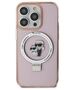 Guess case for iPhone 15 Plus 6,7&quot; KLHMP15MHMRSKCP pink C MAGSAFE RINGSTAND KC 3666339169008