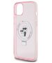 Guess case for iPhone 15 Plus 6,7&quot; KLHMP15MHMRSKCP pink C MAGSAFE RINGSTAND KC 3666339169008