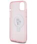 Guess case for iPhone 15 Plus 6,7&quot; KLHMP15MHMRSKCP pink C MAGSAFE RINGSTAND KC 3666339169008