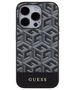 Guess case for iPhone 14 Pro Max 6,7&quot; GUHMP15XHGCFSEK black HC MAGSAFE GCUBE PU STRIPE 3666339194734