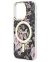 Guess case for iPhone 14 Pro 6,1&quot; GUHMP14LHCFWSK black hardcase Magsafe IML Flower 3666339115531