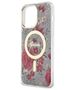 Guess case for iPhone 14 Pro Max 6,7&quot; GUHMP14XHCFWSA khaki hardcase Magsafe IML Flower 3666339115623