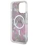 Guess case for iPhone 14 Pro Max 6,7&quot; GUHMP14XHCFWSA khaki hardcase Magsafe IML Flower 3666339115623