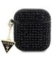 Guess case for AirPods 1 / 2 GUA2HDGTPK black Rhinestone Triangle Charm 3666339120597