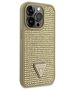 Guess case for iPhone 14 Pro 6,1&quot; GUHCP14LHDGTPD gold hardcase Rhinestone Triangle 3666339120078