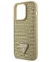 Guess case for iPhone 14 Pro 6,1&quot; GUHCP14LHDGTPD gold hardcase Rhinestone Triangle 3666339120078