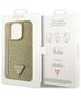 Guess case for iPhone 14 Pro 6,1&quot; GUHCP14LHDGTPD gold hardcase Rhinestone Triangle 3666339120078