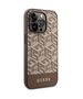 Guess case for iPhone 14 Pro Max 6,7&quot; GUHMP14XHGCFSEW brown hard case GCube Stripes MagSafe 3666339112493