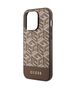 Guess case for iPhone 14 Pro Max 6,7&quot; GUHMP14XHGCFSEW brown hard case GCube Stripes MagSafe 3666339112493