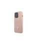 Guess case for IPhone 13 Pro Max 6,7&quot; GUHCP13XPSATPP hard case pink Saffiano Double Card Triangle 3666339048150