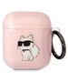 Karl Lagerfeld case for Airpods 1 / 2 KLA2HNCHTCP pink Ikonik Choupette 3666339088071