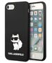 Karl Lagerfeld case for iPhone 7 / 8 / SE KLHCI8SNCHBCK black HC Silicone NFT Choupette 3666339118884