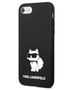 Karl Lagerfeld case for iPhone 7 / 8 / SE KLHCI8SNCHBCK black HC Silicone NFT Choupette 3666339118884