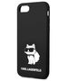 Karl Lagerfeld case for iPhone 7 / 8 / SE KLHCI8SNCHBCK black HC Silicone NFT Choupette 3666339118884