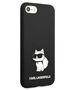 Karl Lagerfeld case for iPhone 7 / 8 / SE KLHCI8SNCHBCK black HC Silicone NFT Choupette 3666339118884