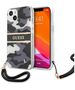 Guess case for iPhone 13 Pro Max 6,7&quot; GUHCP13XKCABBK black hard case Camo Strap Collection 3666339023140