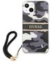 Guess case for iPhone 13 Pro Max 6,7&quot; GUHCP13XKCABBK black hard case Camo Strap Collection 3666339023140