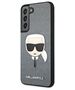 Karl Lagerfeld case for Samsung Galaxy S22 Plus KLHCS22MSAKHSL hard case silver Saffiano Karl`s Head 3666339045517