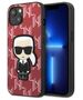 Karl Lagerfeld case for iPhone 13 Mini KLHCP13SPMNIKPI red hard case Monogram Iconic Karl 3666339049409