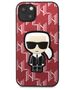 Karl Lagerfeld case for iPhone 13 Mini KLHCP13SPMNIKPI red hard case Monogram Iconic Karl 3666339049409