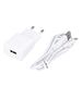 Maxlife MXTC-01 charger 1x USB 1A white + microUSB cable 5900495761651