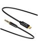 Audio cable Baseus M01, 3.5mm to Type-C, 1.0m, Black - 40403 έως 12 άτοκες Δόσεις