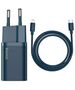 Network charger Baseus Super Si, 20W, Type-C to Lightning cable, Blue - 40416 έως 12 άτοκες Δόσεις