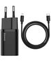 Network charger Baseus Super Si, 20W, Type-C to Lightning cable, Black - 40418 έως 12 άτοκες Δόσεις