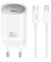 XO wall charger CE20 PD 20W 1x USB-C white + cable USB-C - Lightning 6920680853878