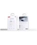 XO wall charger CE21 PD 33W 1x USB-C 1x USB white + cable USB-C - Lightning 6920680853908