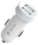 Devia car charger Smart 2x USB 3,1A white + USB-C cable 6938595331190