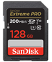 SanDisk memory card 128GB Extreme Pro SDXC C10 V30 UHS-I U3 6196591886340