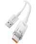 Data cable Baseus Explorer, Type-C, 100W, 1.0m, White - 40440 έως 12 άτοκες Δόσεις