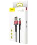 Data cable Baseus Cafule, Lightning, 1.0m, Black - 40478 έως 12 άτοκες Δόσεις