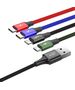 Charging cable Baseus Fast, 4in1, Micro USB, Lightning, 2xType-C, 1.2m, Black - 40494 έως 12 άτοκες Δόσεις