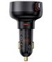 Car socket charger Baseus Enjoyment Pro, 60W, With Type-C cable, Black - 40496 έως 12 άτοκες Δόσεις