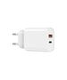 WIWU wall charger Wi-U002 PD + QC 20W 1x USB 1x USB-C white 6936686412513